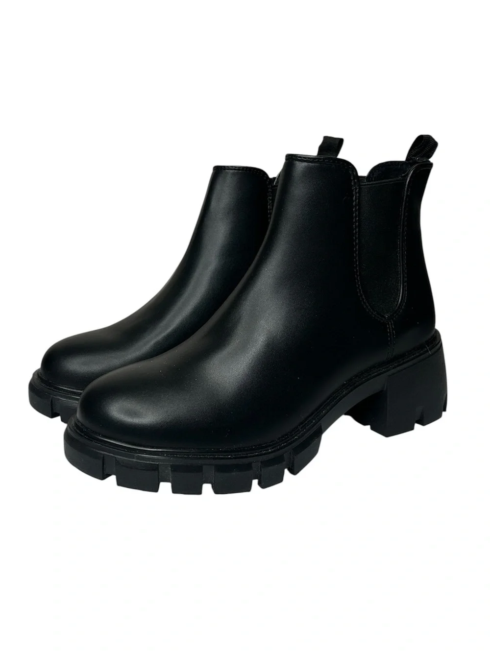 New Steve Madden Women's Howler Ankle Boot Chunky Chelsea Bootie 8.5